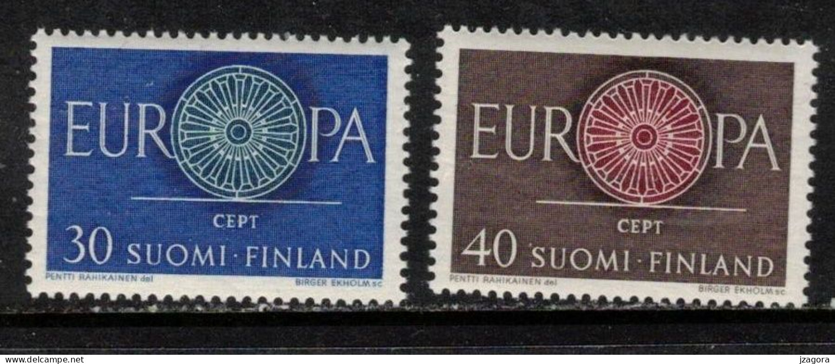 EUROPA  CEPT 1960  FINLAND FINNLAND FNLANDE  MH(*)  MI 525 526 SC 376 377 YV YT 501 502 - 1973