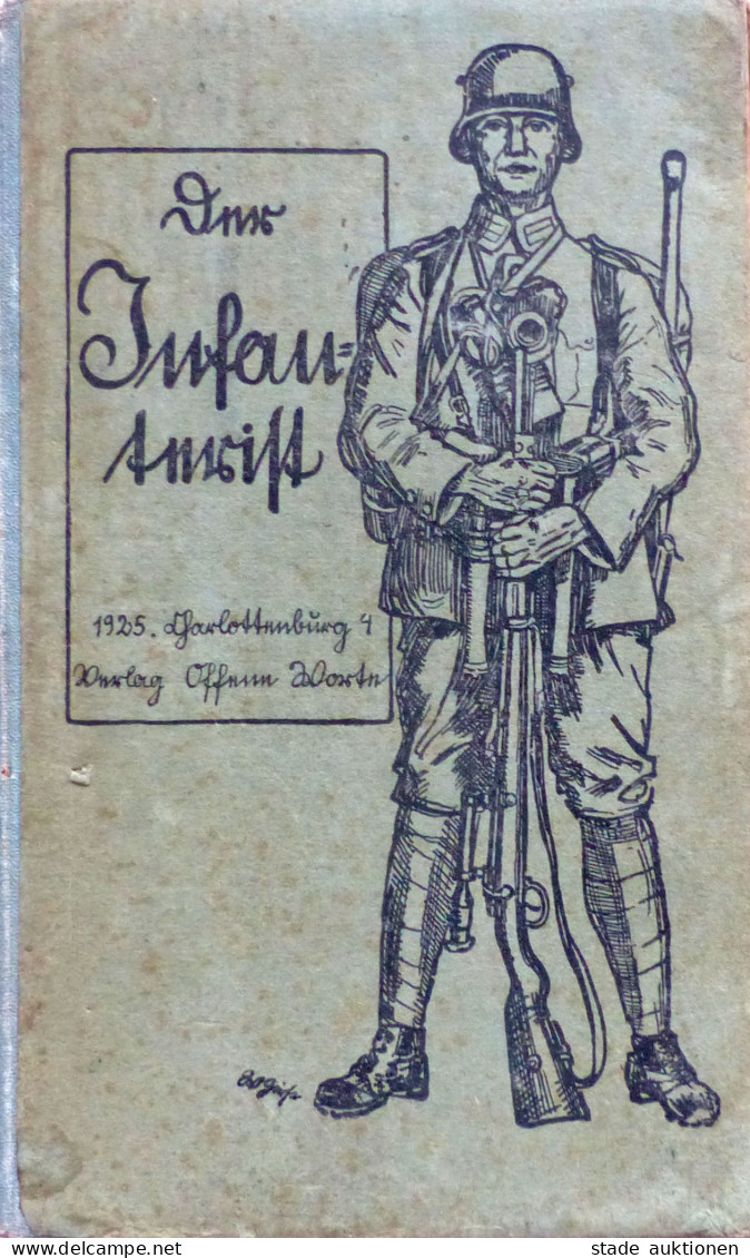 Buch WK I Der Infanterist 1925, Verlag Offene Worte Charlottenburg, 1024 S. II - Other & Unclassified