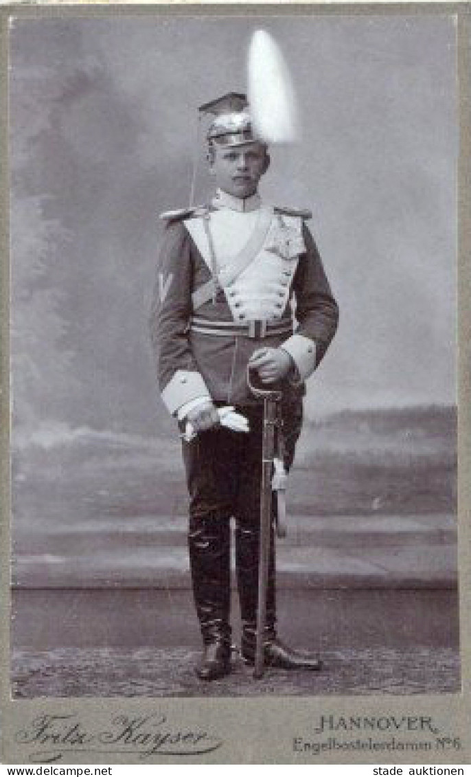 WK I CDV Soldat Des Königs-Ulanen-Regiment (1. Hannoversches) Nr. 13 Fotograf Kayser, Hannover - Otros & Sin Clasificación