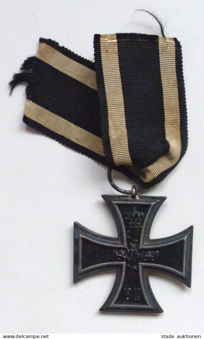 WK I Orden Eisernes Kreuz EK2 1914 Am Band Punze Vorhanden Aber Nicht Lesbar - Autres & Non Classés