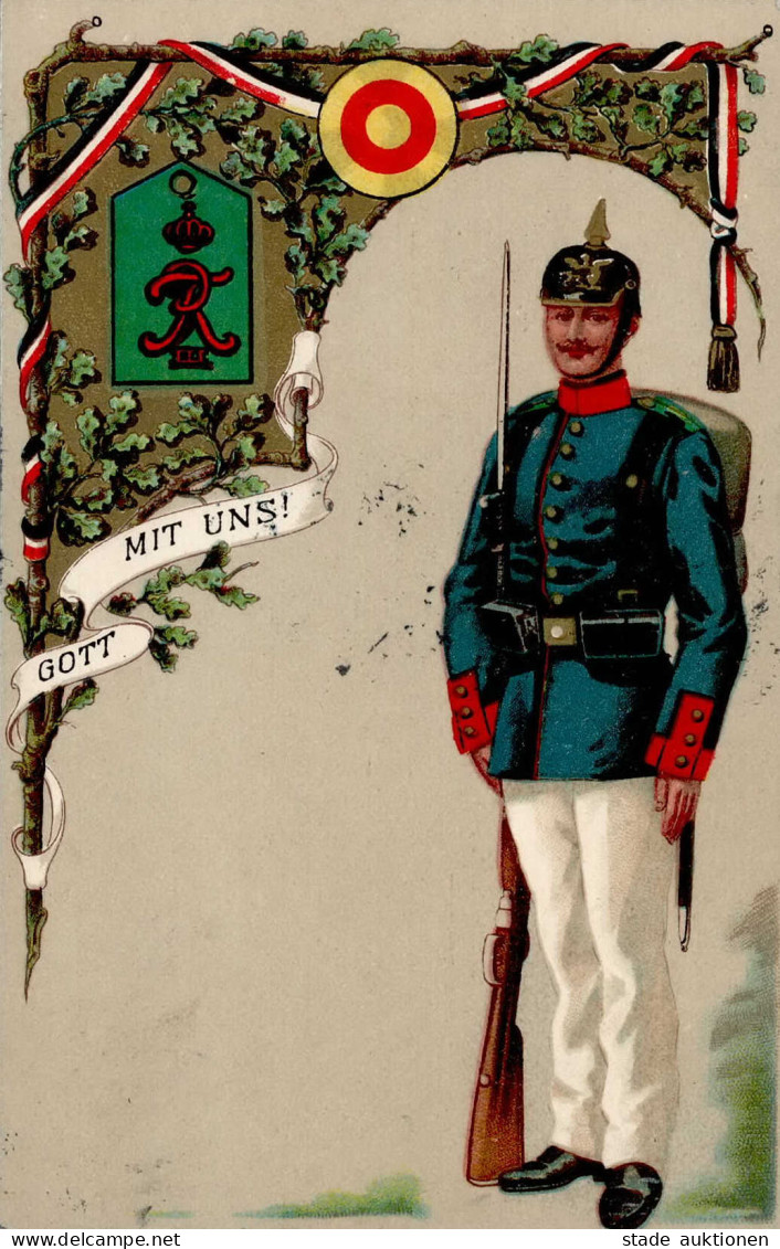 Konstanz 6. Badische Infanterie-Regiment Kaiser Friedrich III. Nr. 114 I-II - Régiments