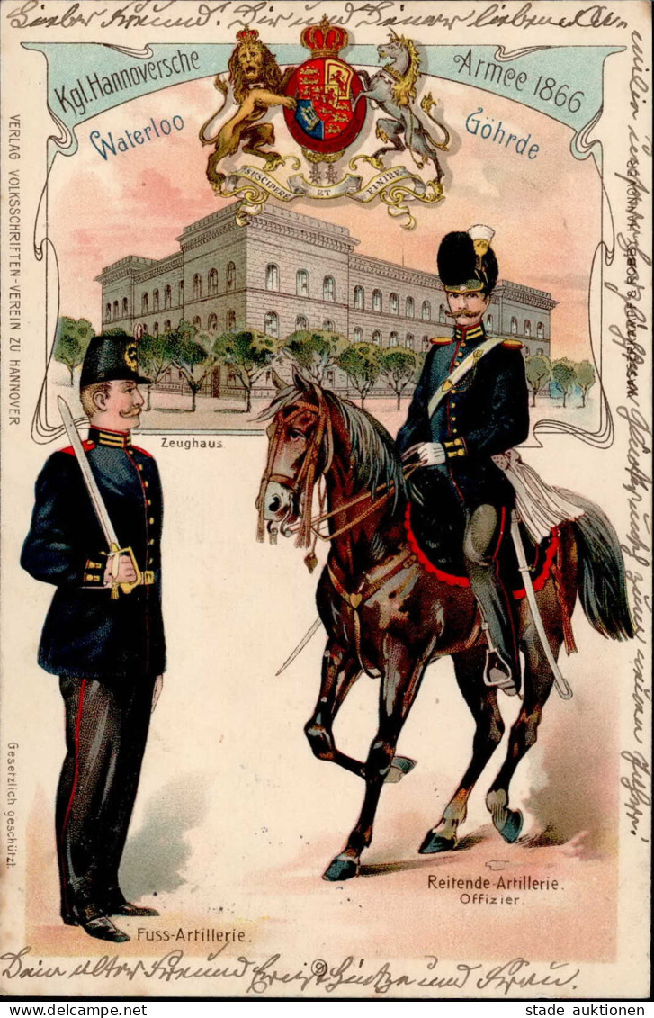 Hannover Kgl. Hannoversche Armee 1866 I-II - Regimente