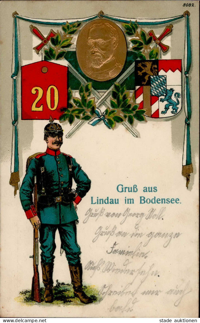 Regiment Lindau Am Bodensee Ers. Batl. 20. Inft. Rgt. I-II - Regiments