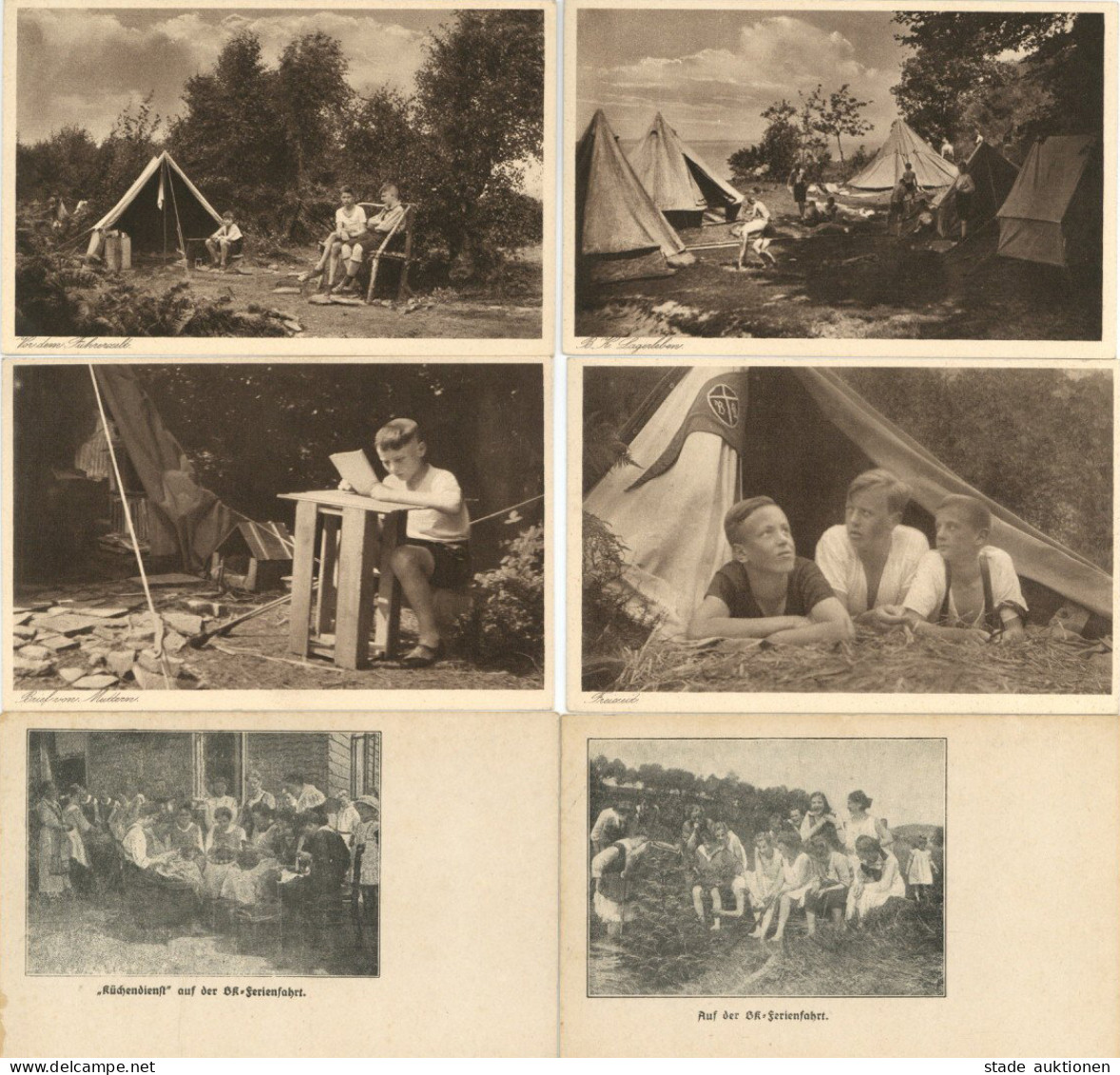 Zwischenkriegszeit Bund Deutscher Bibelkreise Lot Mit 12 Ansichtskarten 1929/1930 - Guerres - Autres