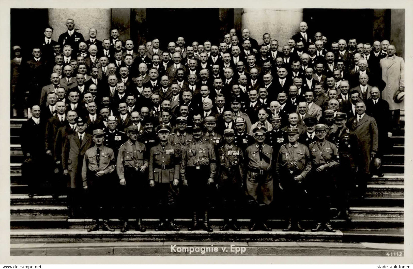 Zwischenkriegszeit Badonviller Feier 1934 8. Kompagnie V. Epp Foto-AK I-II - Andere Kriege