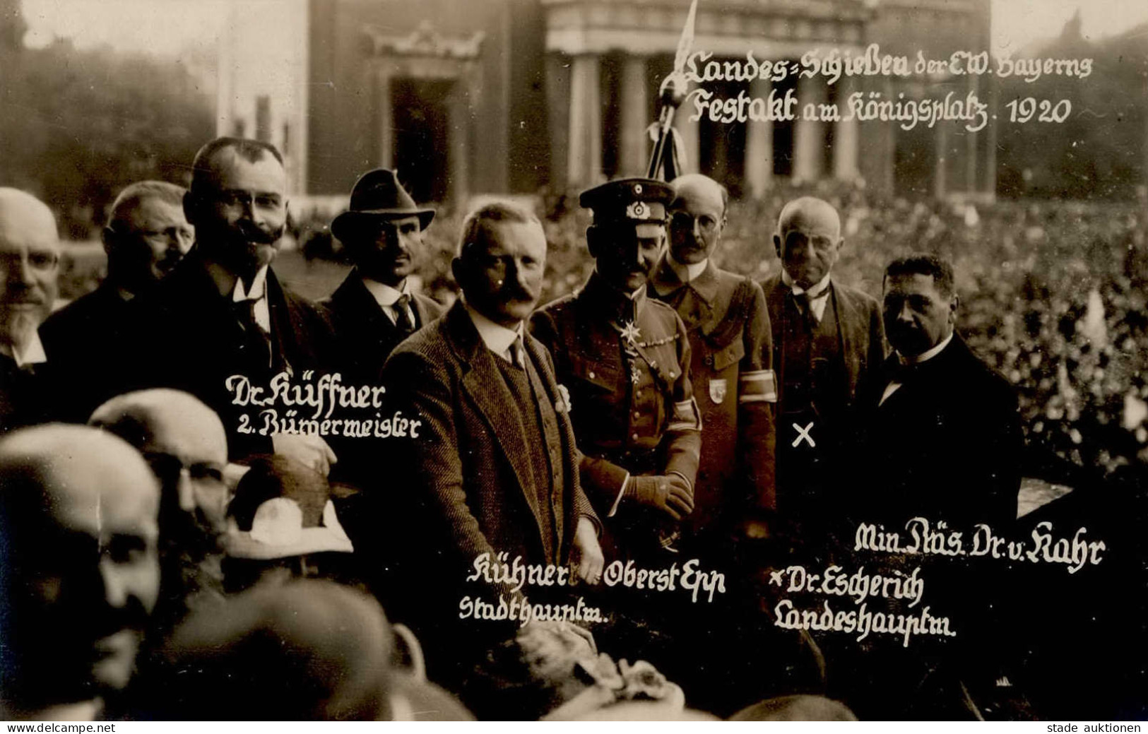 Zwischenkriegszeit Landesschiessen Der E.W. Bayerns 1920 I-II - Other Wars