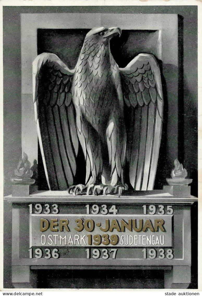 Propaganda WK II - GRÜNDUNGSTAG Des DRITTEN REICHES S-o 30.1.1939 I - War 1939-45