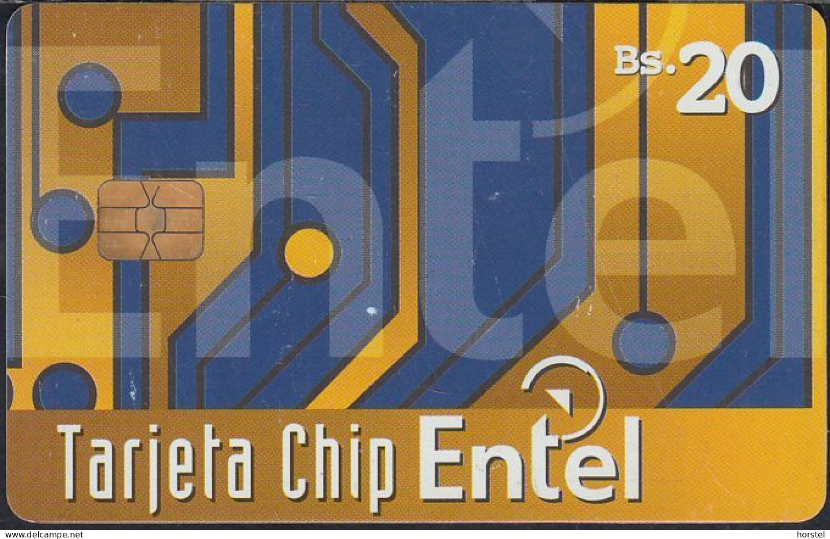 Bolivien - Bolivia C5 - Chip - Abstract Design 5- 20 Bs. - Bolivien