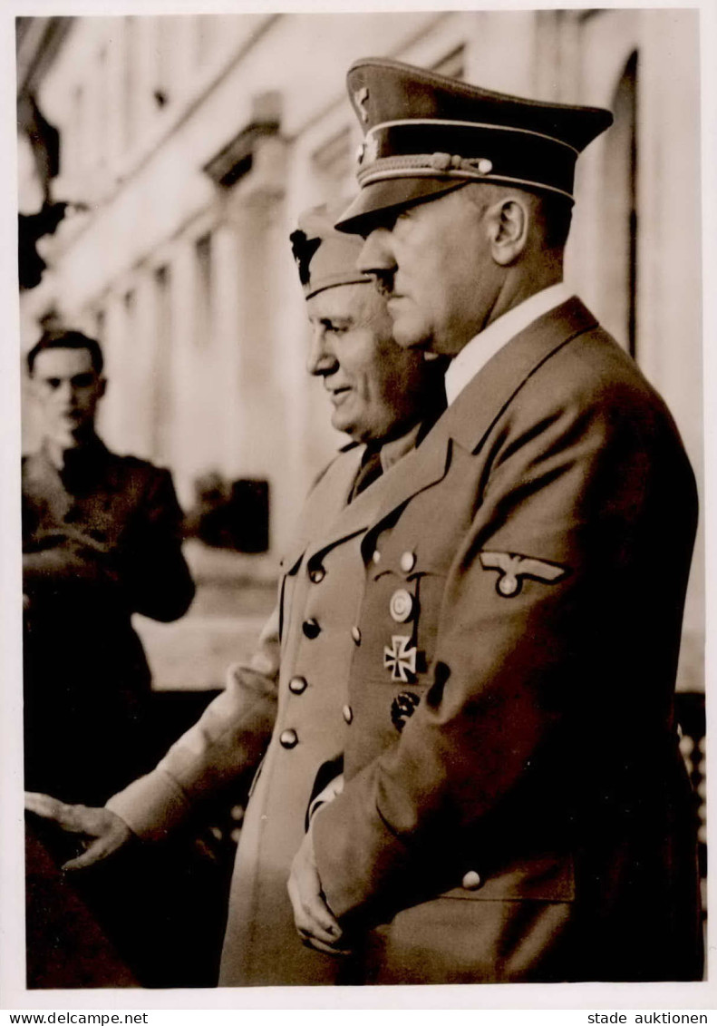 MUSSOLINI-HITLER WK II - PH M 3 Historische Begegnung MÜNCHEN 18.6.1940 I - Oorlog 1939-45