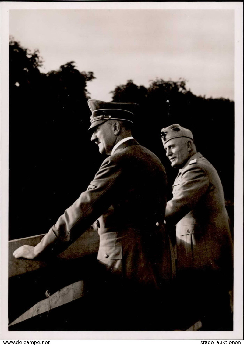 MUSSOLINI-HITLER WK II - PH M 9 Historische Begegnung MÜNCHEN 18.6.1940 I - War 1939-45