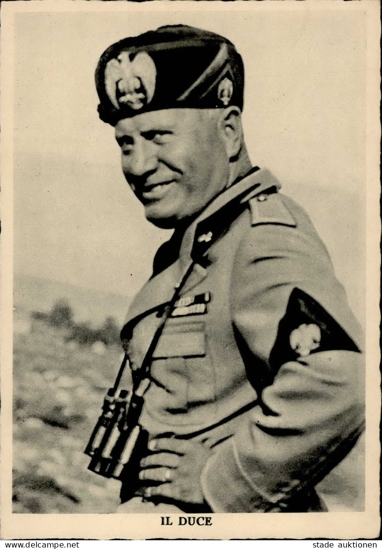 Mussolini Portrait Il Duce I-II - Guerre 1939-45