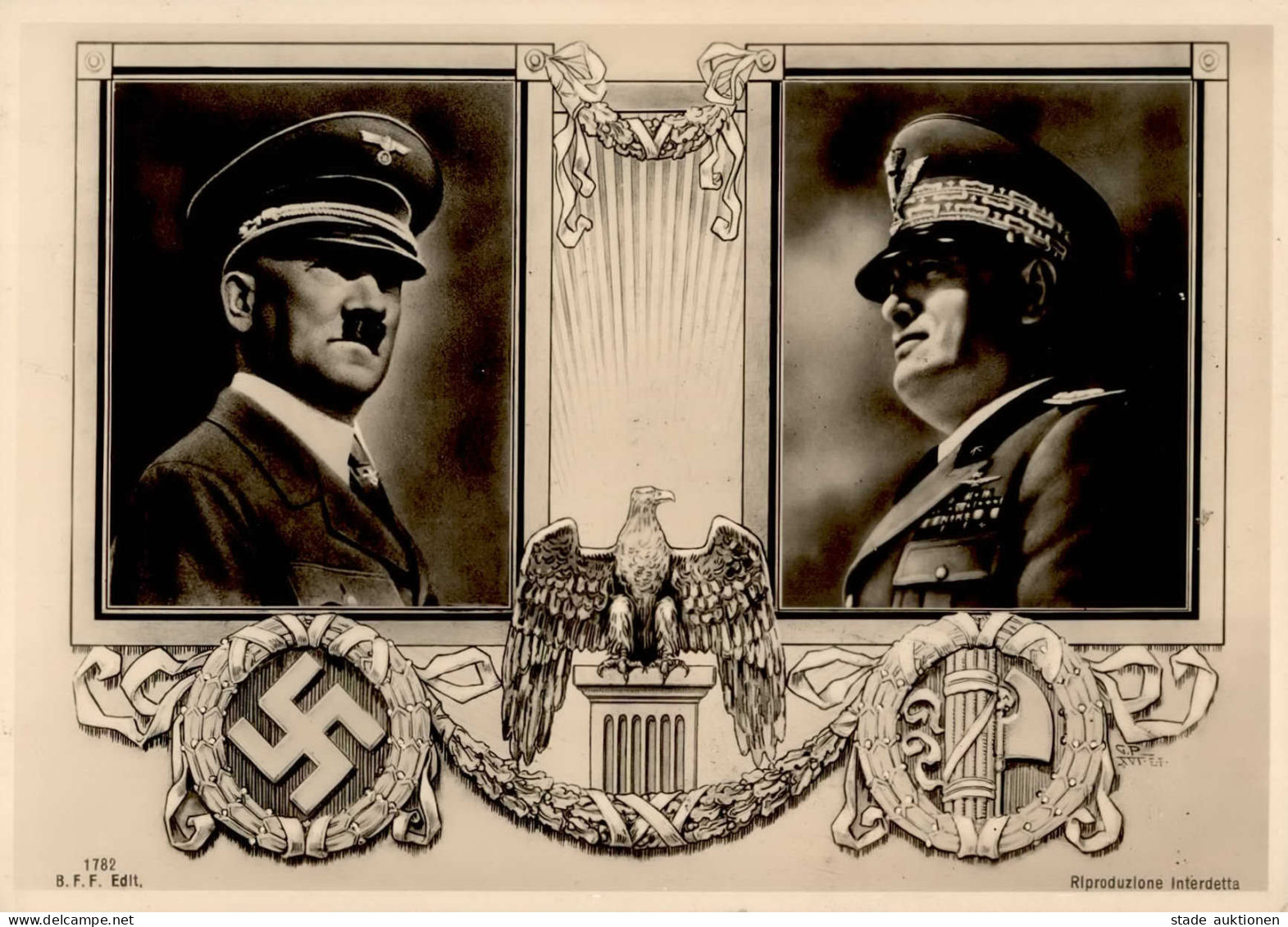 Mussolini Und Hitler I-II - Weltkrieg 1939-45