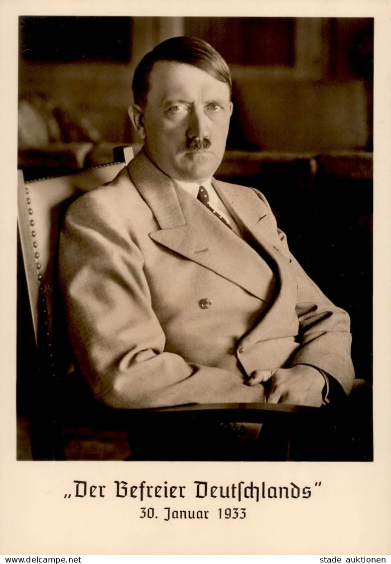 3. Reich Adolf Hitler Photo Hoffmann J 1 Sonderstempel Breslau 1938 I- - War 1939-45