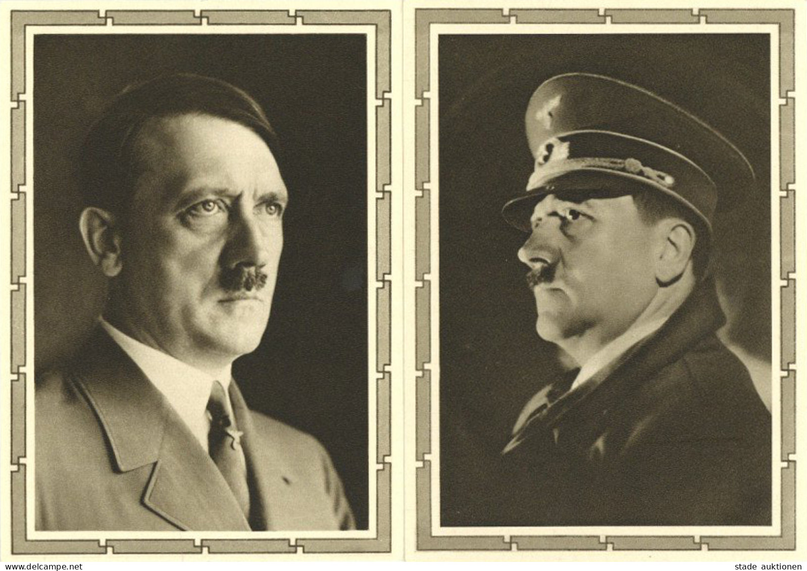 Adolf Hitler 2 Versch. GS Ungebraucht I - War 1939-45