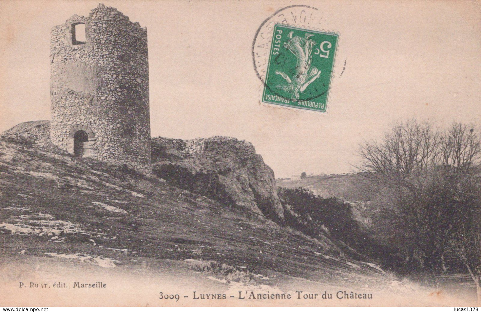 13 /  LUYNES / L ANCIENNE TOUR DU CHATEAU / RUAT / LACOUR 3009 - Luynes