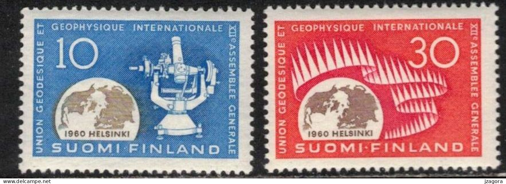 GEOPHYSICS GEOPHYSIQUE GEOPHYSIK GEODÄSIE GEODESY GÉODÉSIE CONGRESS FINLAND FINNLAND FINLANDE 1960 MH(*)  522-3  373 -4 - Natur