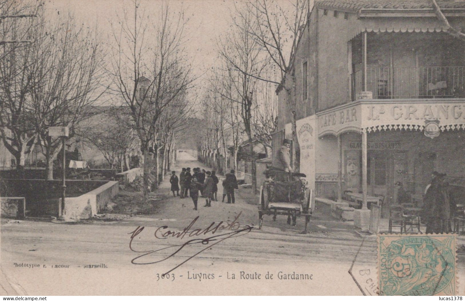 13 /  LUYNES / LA ROUTE DE GARDANNE / LACOUR 3003 - Luynes
