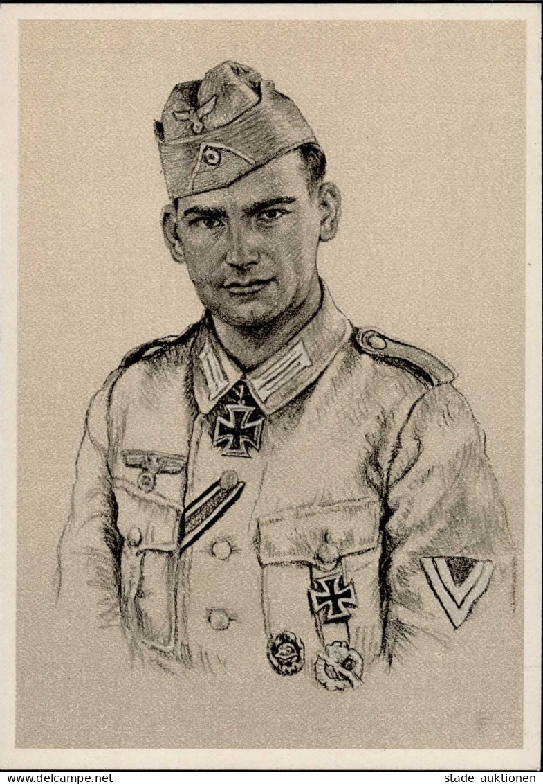 Ritterkreuzträger BERGMANN,Gustav Obergefreiter - I - Oorlog 1939-45