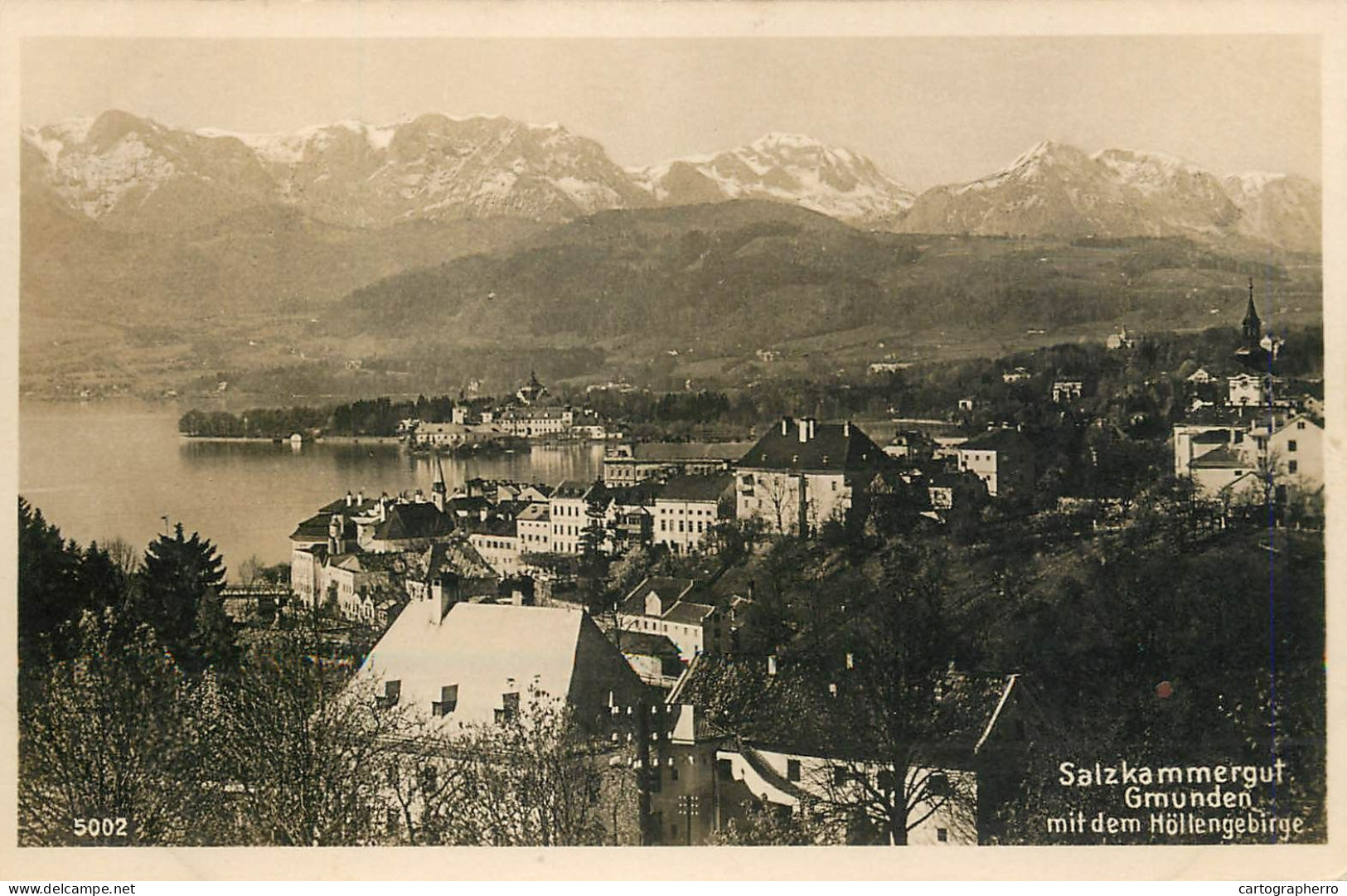 Austria Gmunden Salzkammergut Mit Dem Hollengebirge - Gmunden