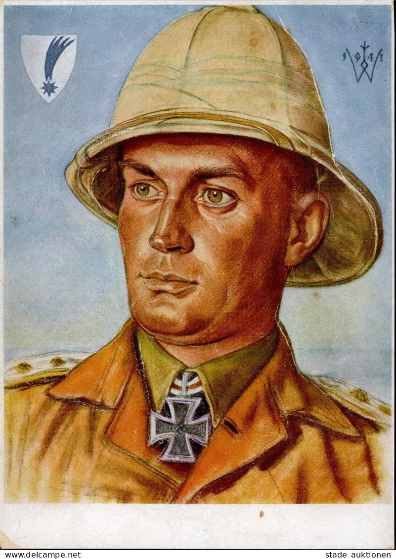 Willrich, Wolfgang Ritterkreuzträger Major Gericke II (Ecke Abgestossen) - War 1939-45