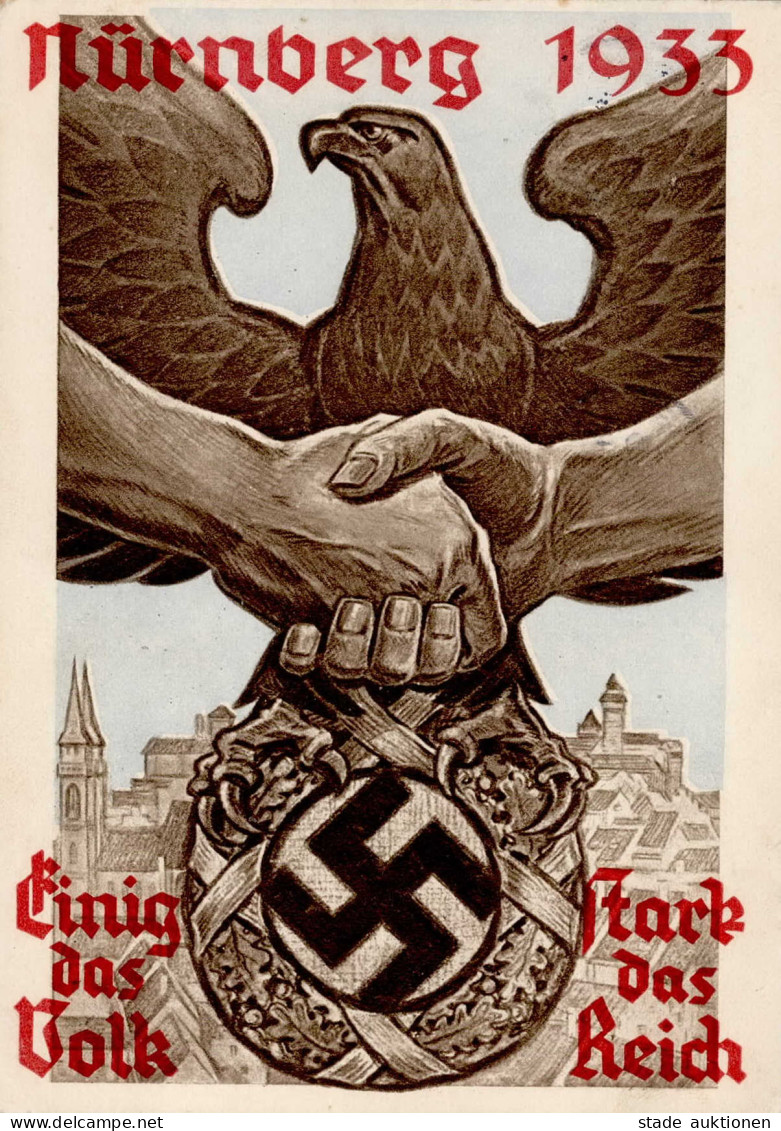 Reichsparteitag Nürnberg (8500) 1933 I-II - Weltkrieg 1939-45