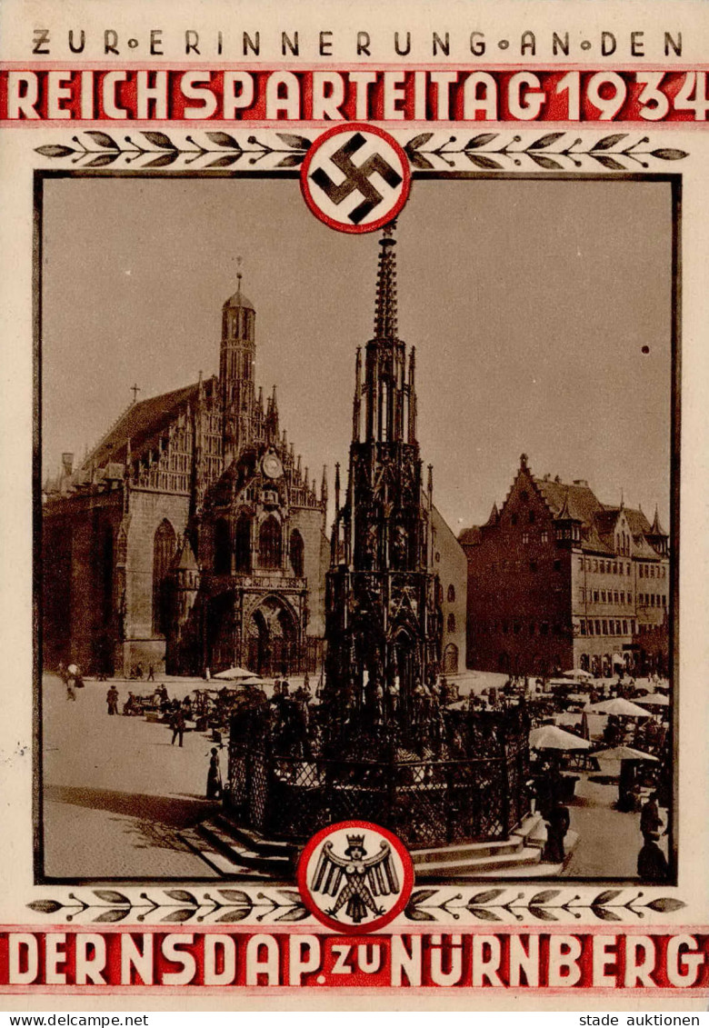 Reichsparteitag Nürnberg (8500) 1934 I-II - Weltkrieg 1939-45