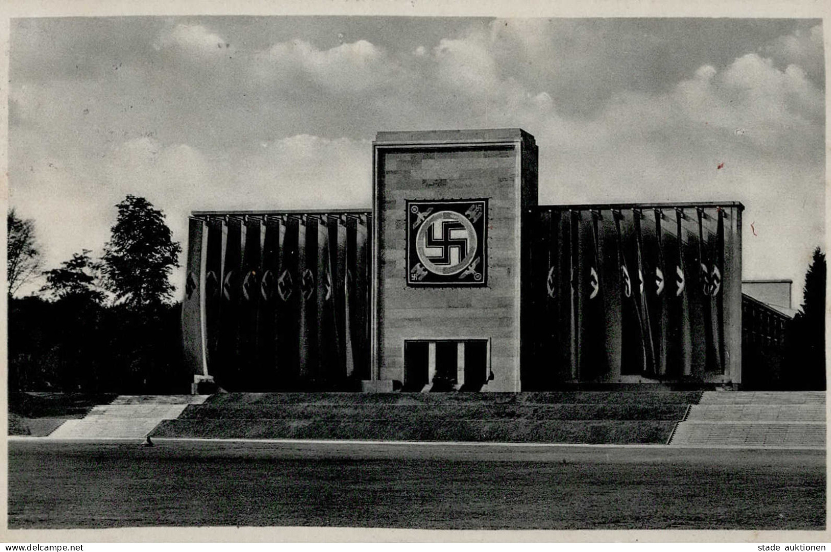 REICHSPARTEITAG NÜRNBERG WK II - Kongreßhalle S-o 1936 I - Oorlog 1939-45