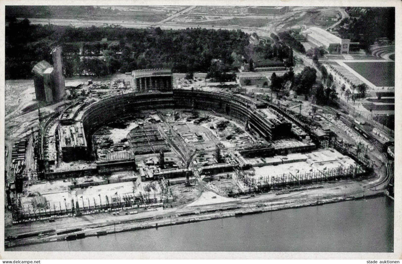 REICHSPARTEITAG WK II - PH Reichsparteitag Die Neue Kongreßhalle Im Bau Selten! I - War 1939-45