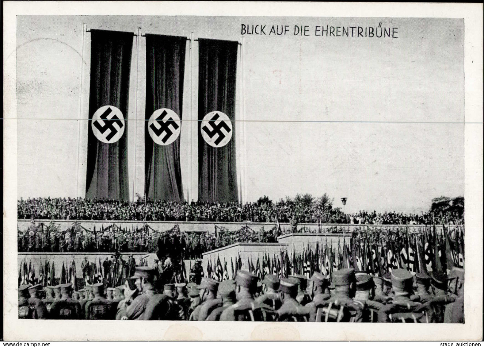 REICHSPARTEITAG NÜRNBERG 1934 WK II - Blick Auf Die Ehrentribühne S-o I-II - Weltkrieg 1939-45