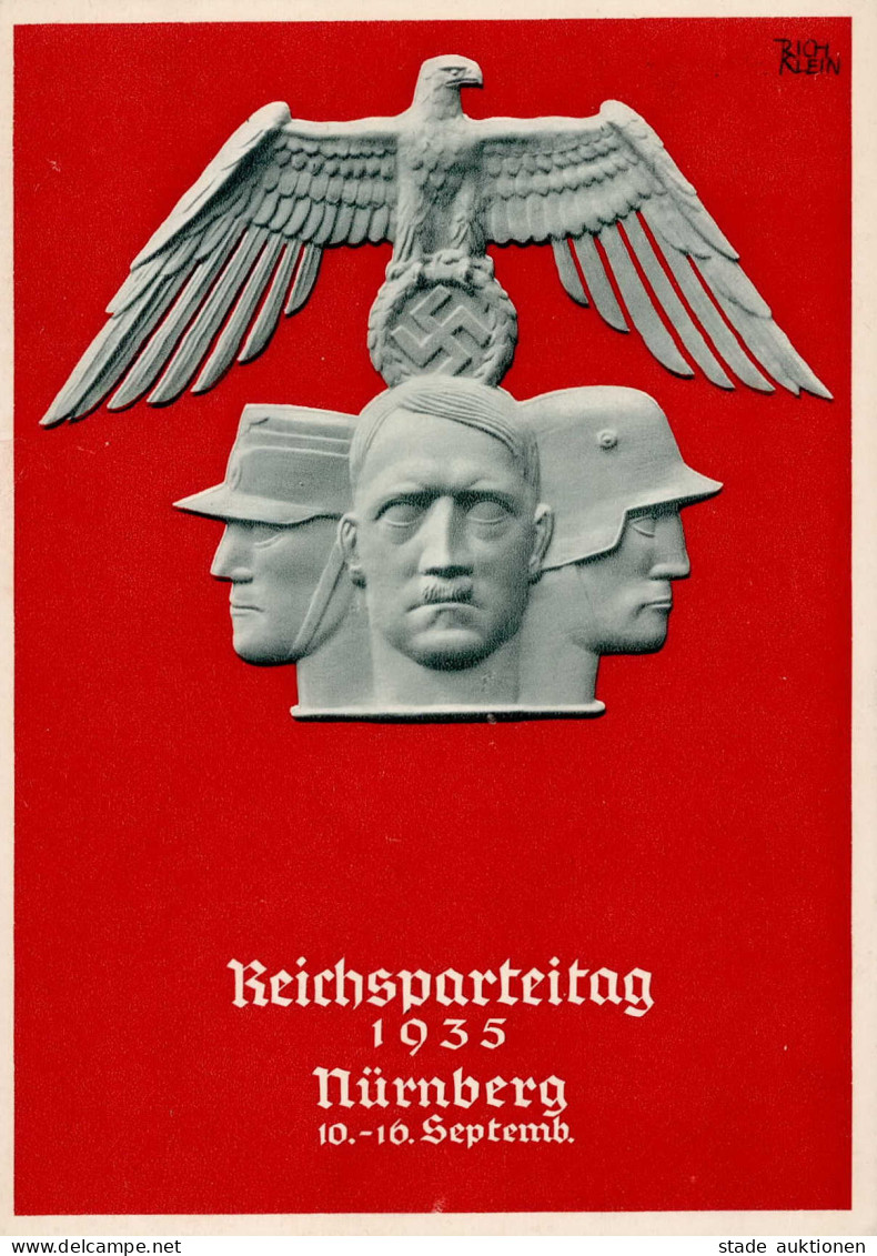 REICHSPARTEITAG NÜRNBERG 1935 WK II - Festpostkarte Mit S-o I - Guerre 1939-45