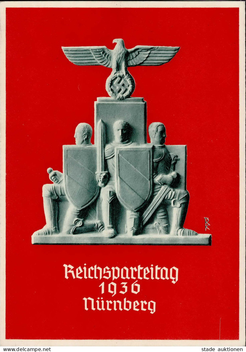 REICHSPARTEITAG NÜRNBERG 1936 WK II - Festpostkarte Mit S-o I - War 1939-45