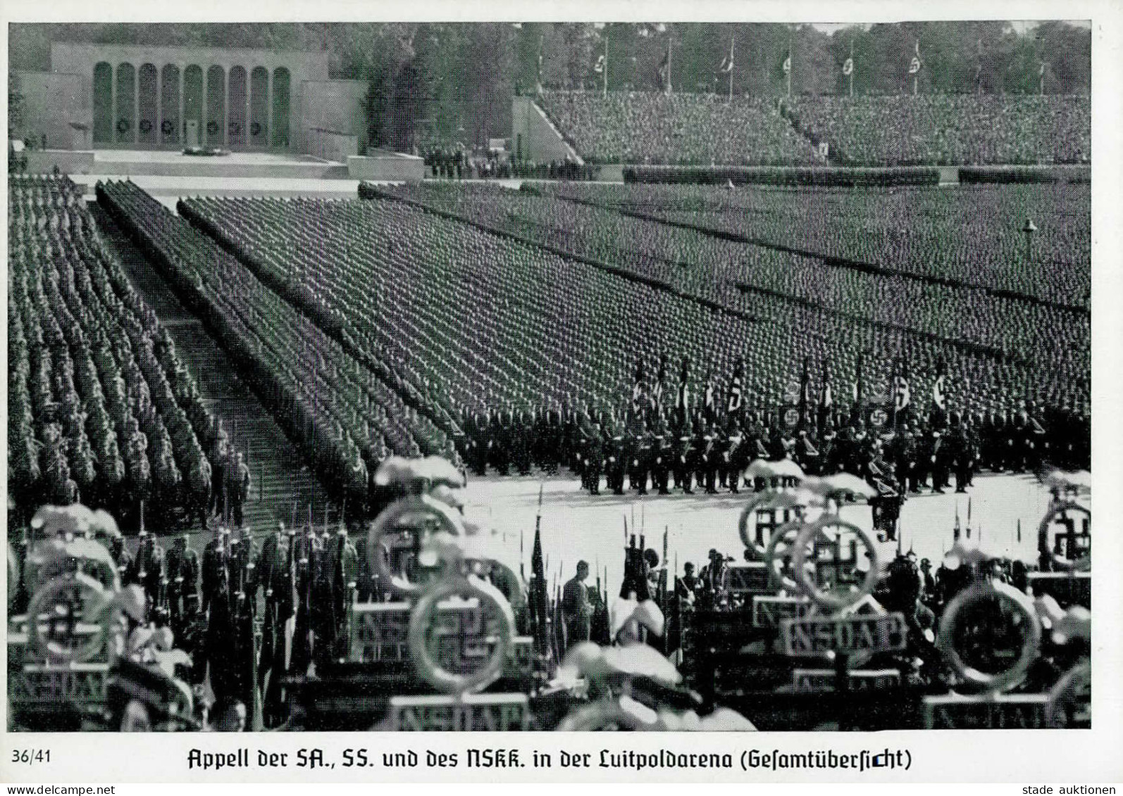 REICHSPARTEITAG NÜRNBERG 1936 WK II - PH 36/41 Appell Der SA SS NSKK S-o I - Guerre 1939-45