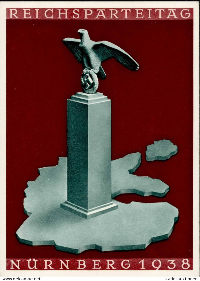 REICHSPARTEITAG NÜRNBERG 1938 WK II - Festpostkarte I - Oorlog 1939-45