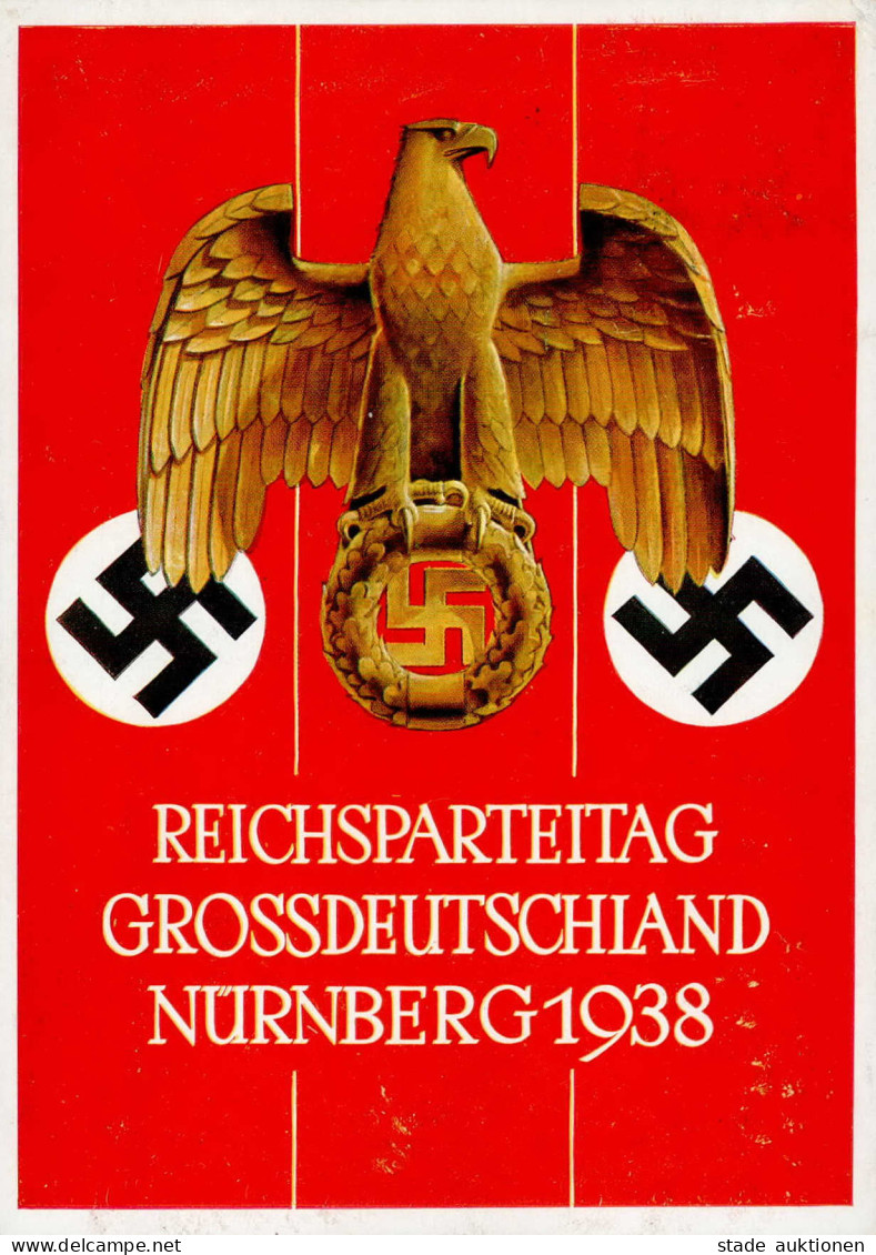 REICHSPARTEITAG NÜRNBERG 1938 WK II - PH 38/1 Mit S-o I-II - Weltkrieg 1939-45