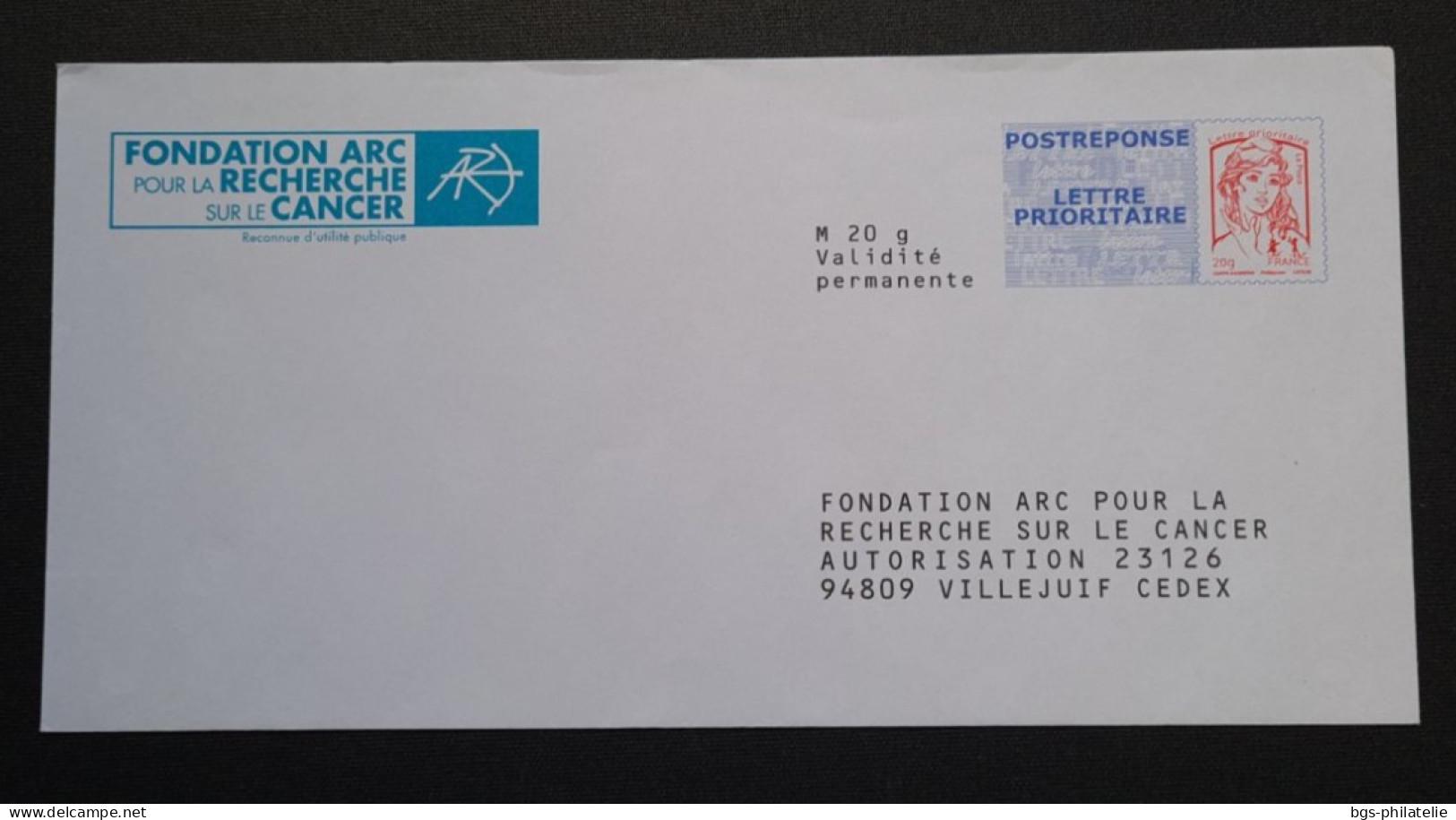 France PAP Fondation ARC. - Prêts-à-poster: Réponse