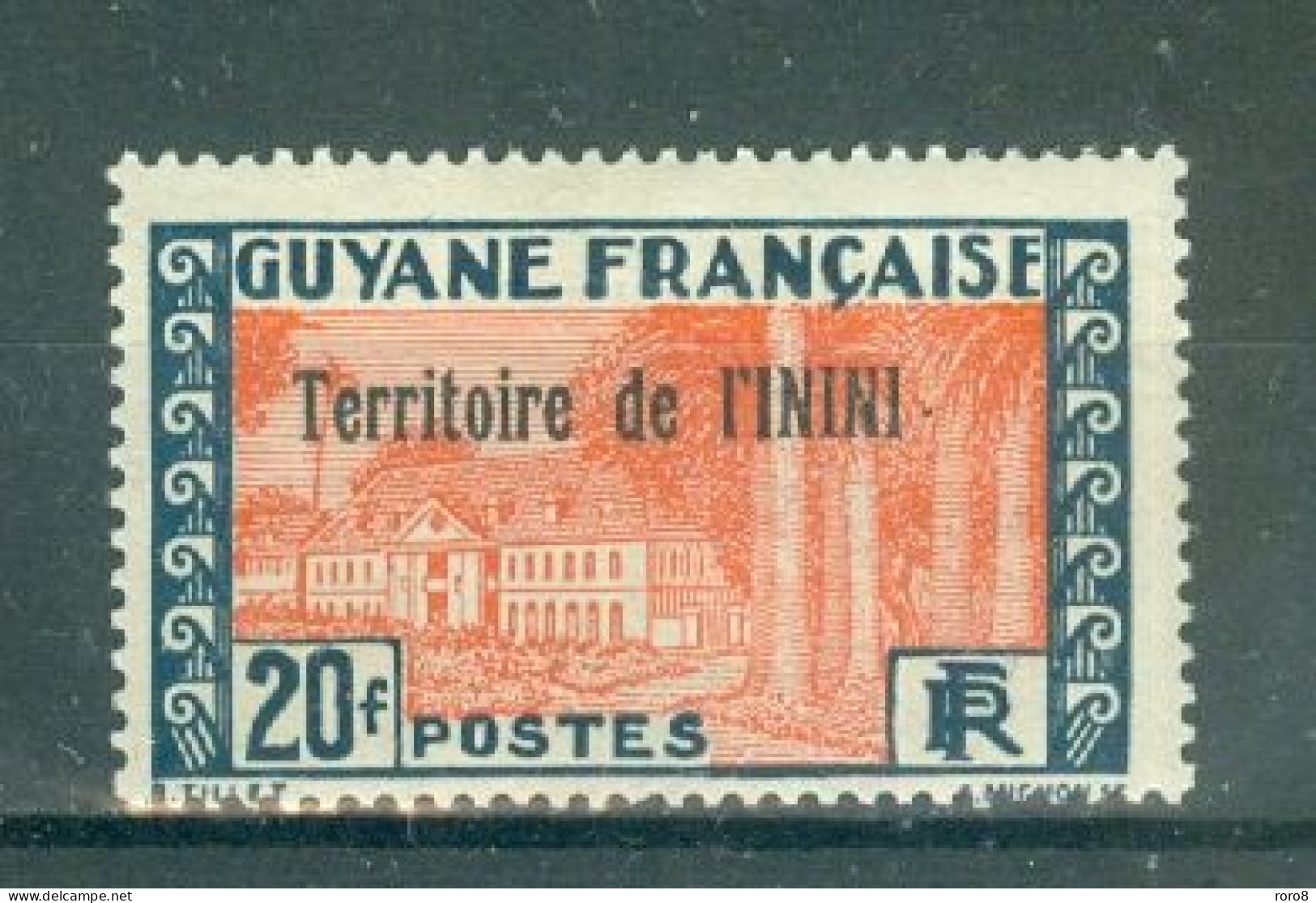 ININI - N°1* à  28* MH LUXE SCAN DU VERSO - Timbres De Guyane De 1929-38 Surchargés (Manque Les N°3,19,et 23). - Ongebruikt