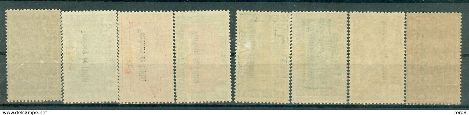 ININI - N°1* à  28* MH LUXE SCAN DU VERSO - Timbres de Guyane de 1929-38 surchargés (Manque les N°3,19,et 23).