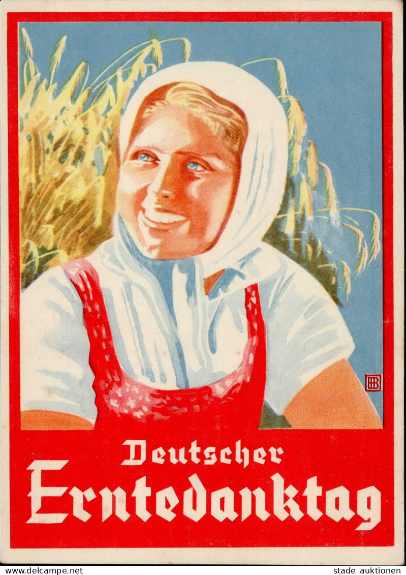 BERLIN WK II - DEUTSCHER ERNTEDANKTAG Sign. Künstlerkarte I-II - Weltkrieg 1939-45