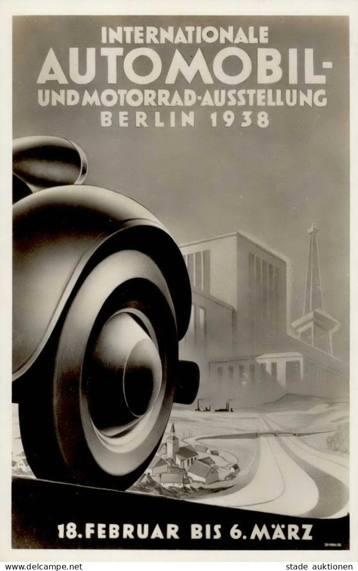 Internationale Automobil-und Motorrad-Ausstellung Berlin 1938 Mit Entsprechendem Sonderstempel I- Expo - Guerre 1939-45