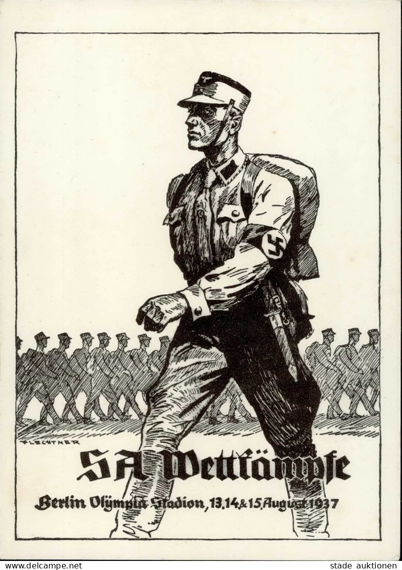 WK II SA Berlin SA Wettkämpfe 1937 I-II - Guerra 1939-45