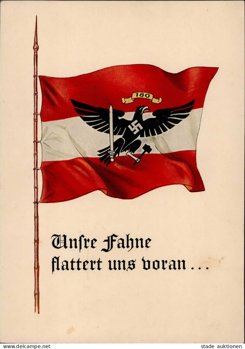 HITLER-JUGEND WK II - HJ-Baustein-Karte I-II - Weltkrieg 1939-45