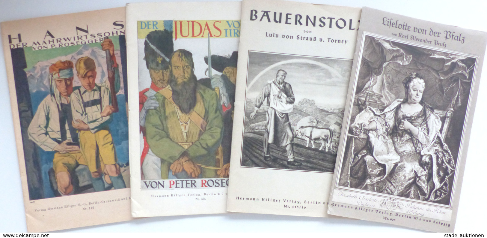 WK II KdF 4 Hefte Der Deutschen Arbeitsfront, Verlag Hillger Berlin, Ges. 160 S. II - Guerre 1939-45