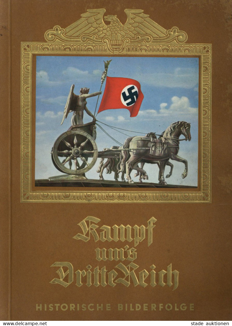 Sammelbild-Album Kampf Ums Dritte Reich Eine Historische Bilderfolge 1933, Cigaretten-Bilderdienst Hamburg, Komplett 92  - Guerra 1939-45
