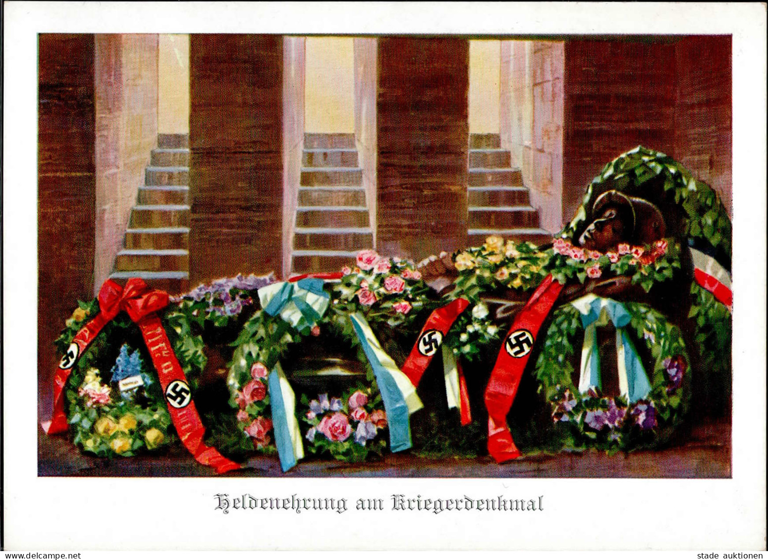 MÜNCHEN WK II - HELDENEHRUNG Am Kriegerdenkmal I-II - Weltkrieg 1939-45
