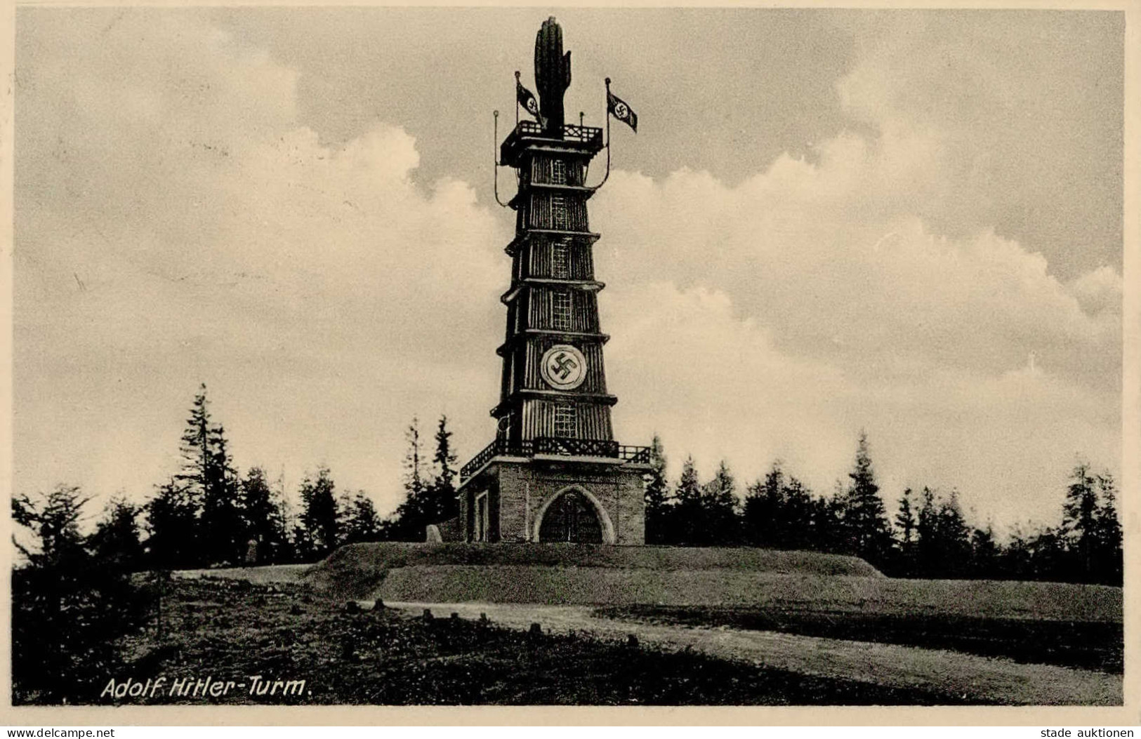 UNTERWEIßBACH,Thür. WK II - Der ADOLF HITLER-TURM S-o 1934 I - Guerre 1939-45