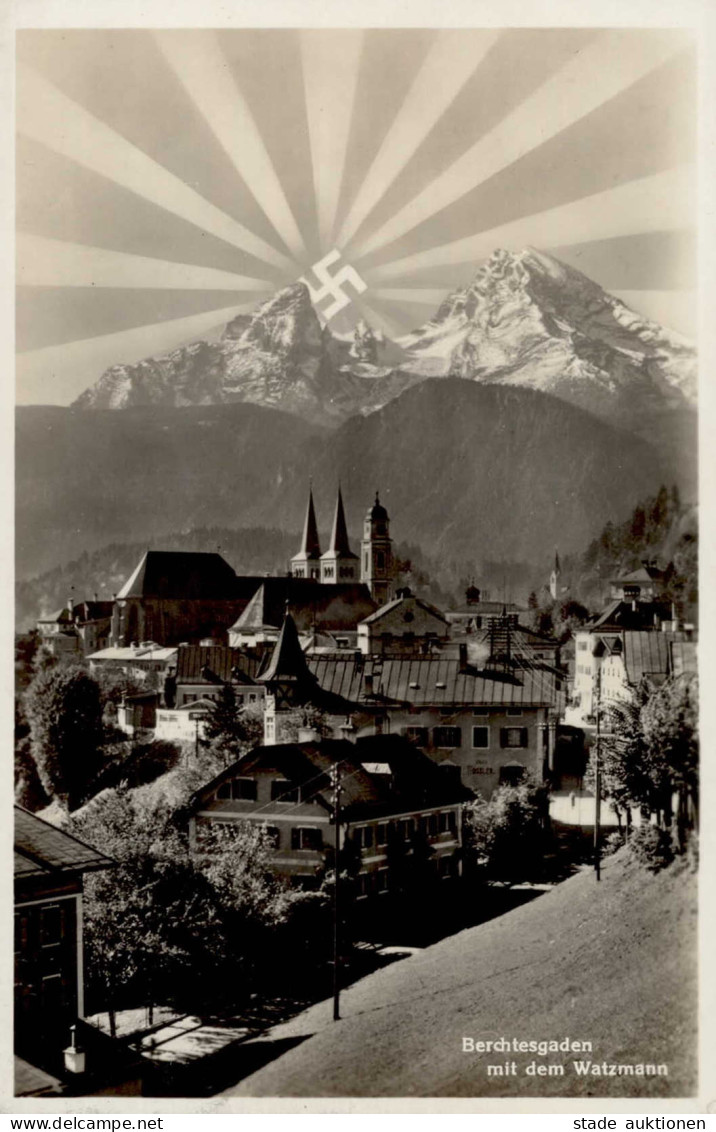 Aufgehende Sonne WK II - BERCHTESGADEN 1932 I - Weltkrieg 1939-45