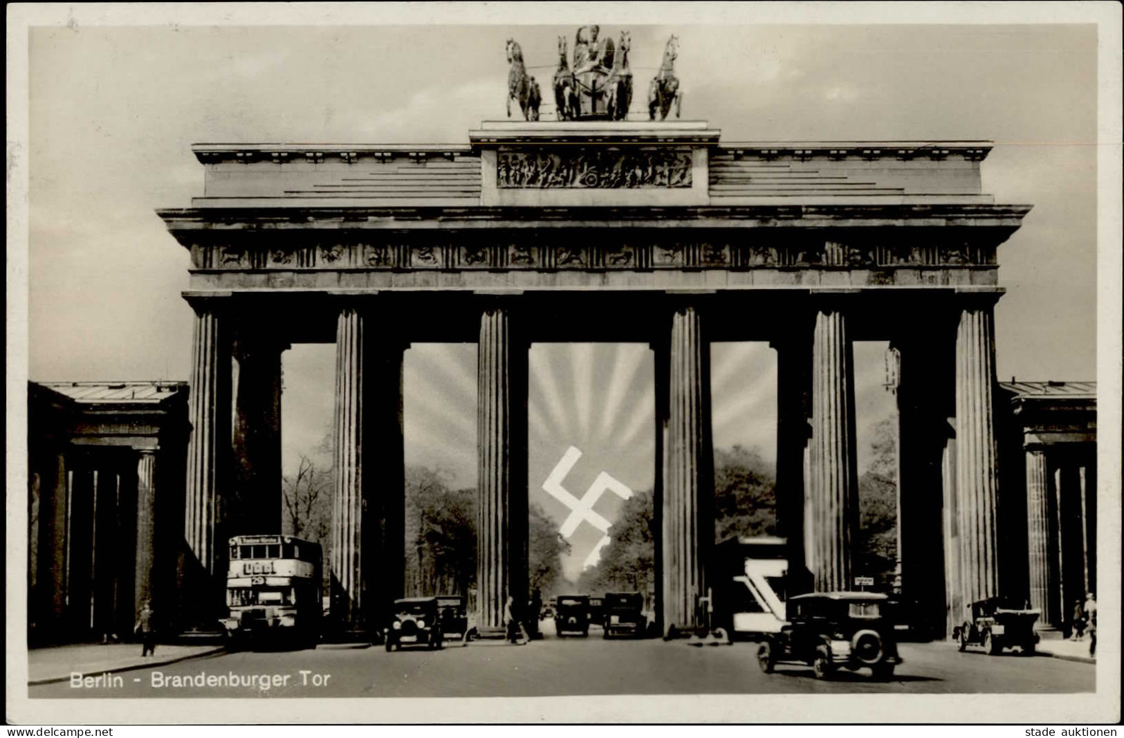 Aufgehende Sonne WK II - BERLIN BRANDENBURGER TOR 1931! I - Guerra 1939-45