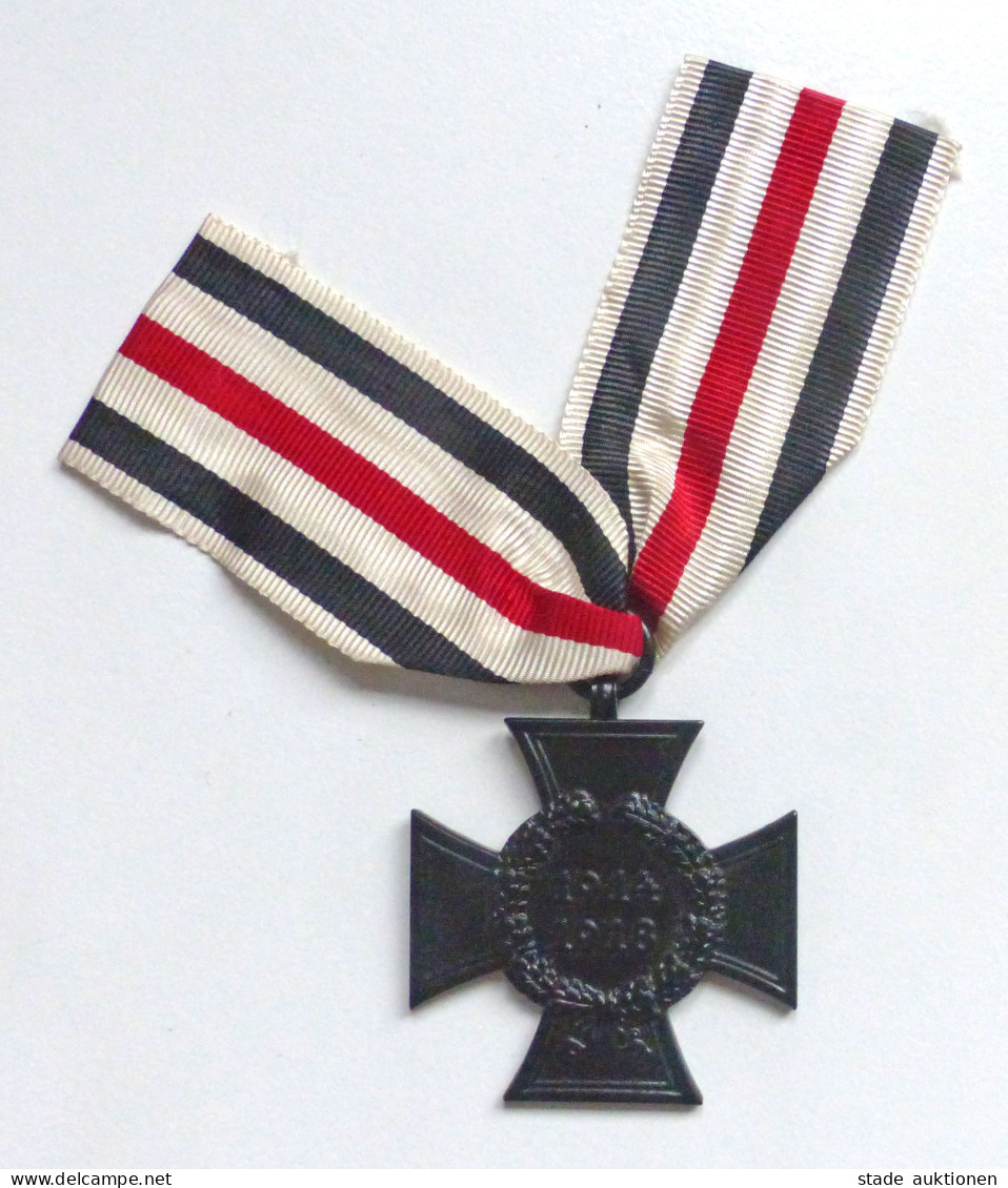 WK II Orden Ehrenkreuz Des 1. Weltkrieges Hinterbliebenenkreuz Am Band Hersteller 2 RV Pforzheim - Guerre 1939-45