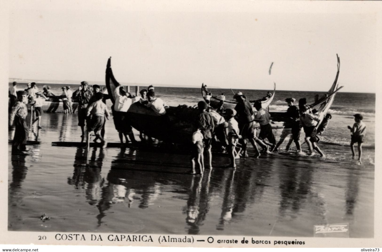 COSTA DA CAPARICA - O Arraste De Barcos Pesqueiros - PORTUGAL - Setúbal