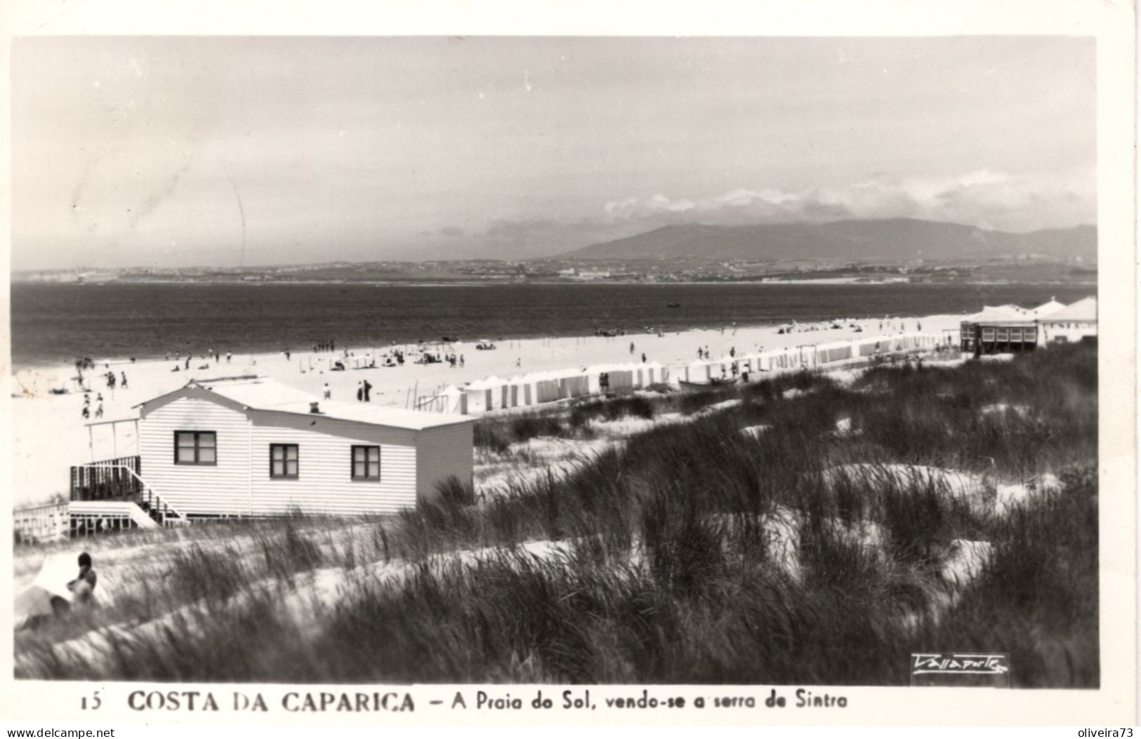 COSTA DA CAPARICA - A Praia Do Sol - Vendo-se A Serra De Sintra - PORTUGAL - Setúbal